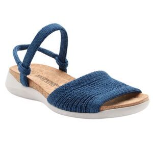 Arcopedico Knit Arenal Sandal Denim Blue Stretch Fabric Nylon RIGHT ONLY Size 40